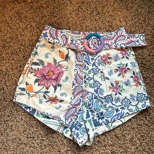 Farm Rio romantic bandanas shorts